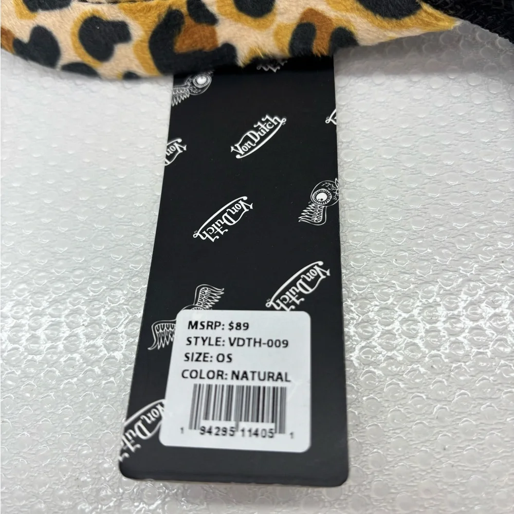 Von Dutch Velvet Leopard Trucker Hat - Picture 5 of 6